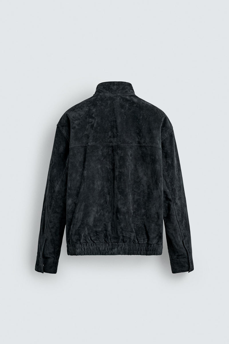 Cazadora Piel Ante Zara