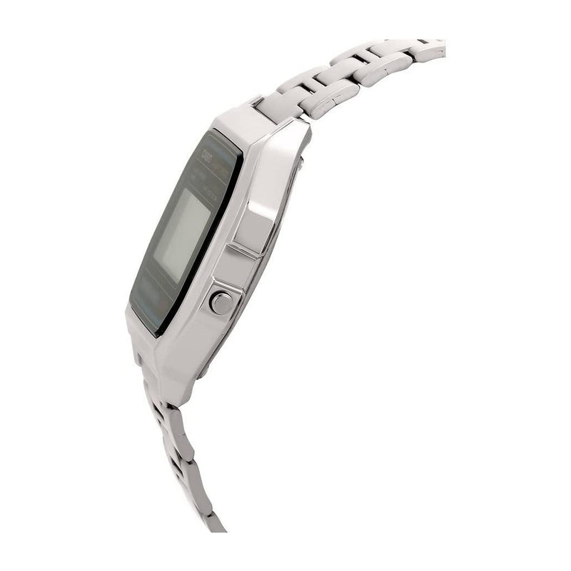 CASIO A158WA-1 Reloj digital para hombre con retroiluminación LED, cronómetro, alarma diaria y resistencia al agua