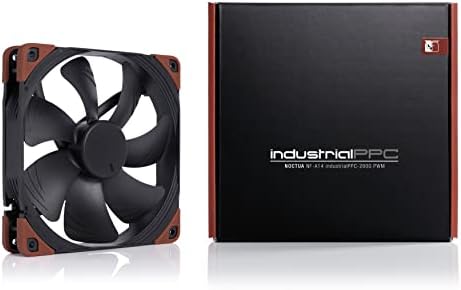 Noctua NF-A14 iPPC-2000 PWM, Heavy Duty Cooling Fan, 4-Pin, 2000 RPM (140mm, Black)
