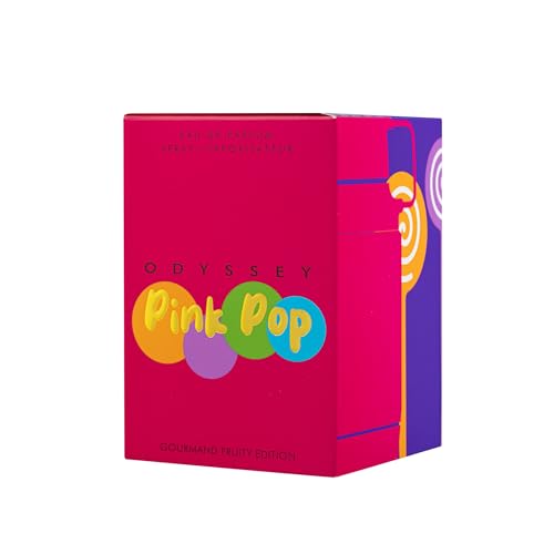 Armaf Odyssey Pink Pop Gourmand Fruity Edition - Fruity, Gourmand, Floral, Sweet - Eau de Parfum Spray Long-Lasting Fragrance for Women, 3.4 Ounce / 100 ml
