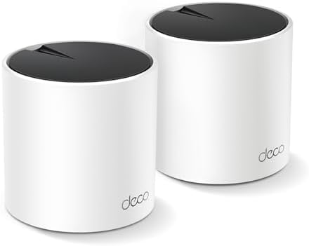 TP-Link Deco 7 Pro BE14000 Tri-Band Wi-Fi 7 Whole Home Mesh System | 8-Stream 14 Gbps | 10 WAN/LAN Port | Up to 8100 Sq.ft, 200 Devices Capacity | 320 MHz, HomeShield, AI-Roaming (BE67 2-Pack)