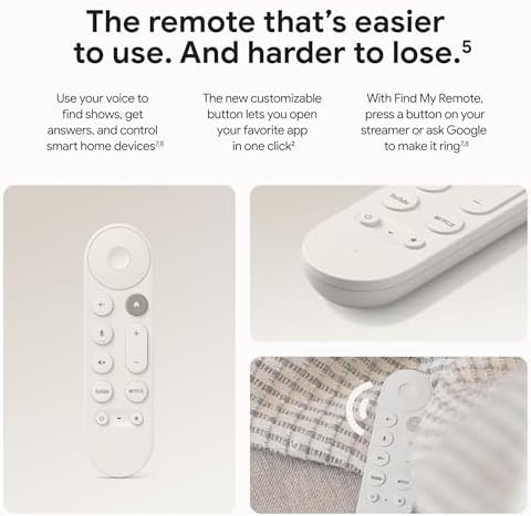 Google TV Streamer 4K - Fast Streaming Entertainment on Your TV with Voice Search Remote - Watch Movies, Shows, Live TV, and Netflix in 4K HDR - Smart Home Control - 32 GB of Storage - Hazel