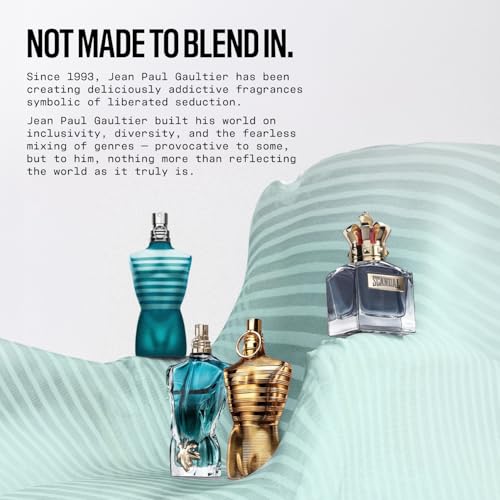 Jean Paul Gaultier Le Beau Paradise Garden Eau de Parfum for Men - Long Lasting Fresh Woody Aquatic Mens Cologne with Coconut Water, Green Fig & Sandalwood - Designer Fragrance Spray, 4.2 oz