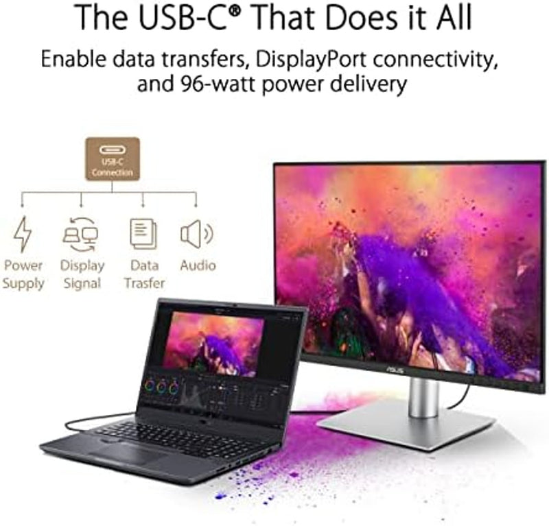 ASUS ProArt 24” (24.1” viewable) 16:10 HDR Professional Monitor (PA248CRV) - IPS, (1920 x 1200)