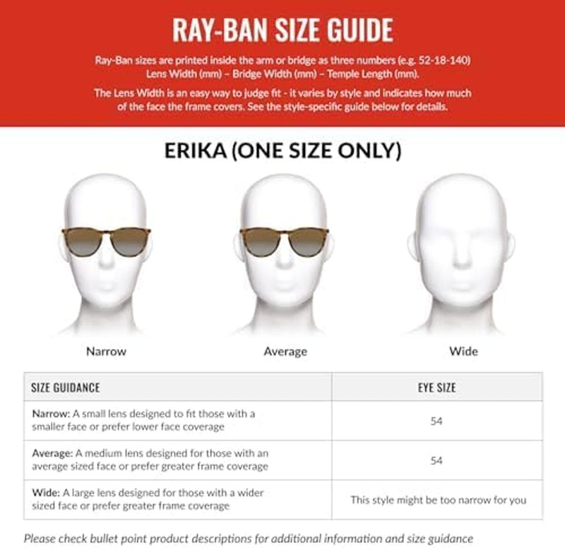 Ray-Ban RB4171 Erika Round Sunglasses for Women for Men