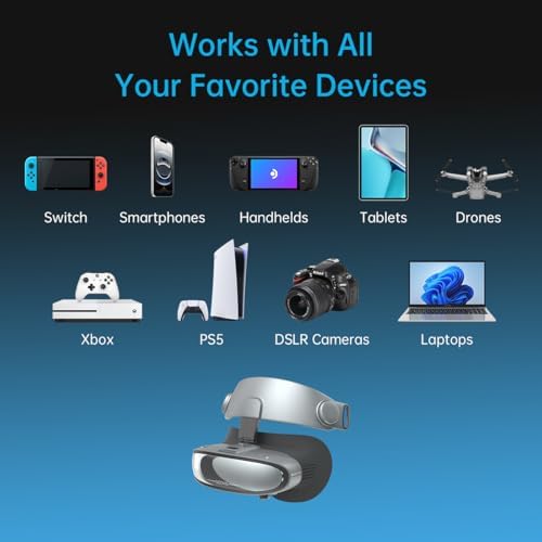 GOOVIS G3X - Visor XR Head Mounted Display (800" Sony Micro-OLED FHD)