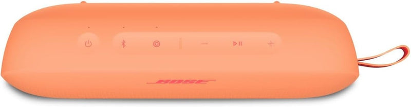 Bose SoundLink Flex Bluetooth Speaker (2nd Gen) - Portable Outdoor Speaker with Hi-Fi Audio, Waterproof and Dustproof, USB-C, Up to 12 Hours Battery Life, Sunset Peach - Limited Edition Color
