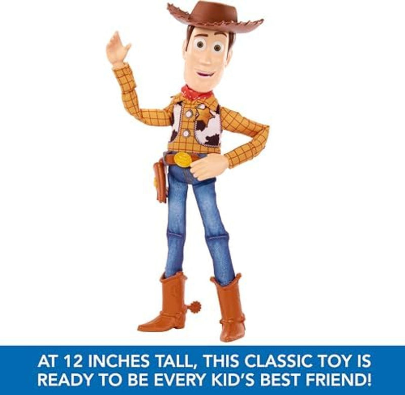 Mattel Disney Pixar Toy Story Talking Woody Action Figure