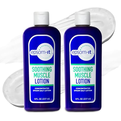 EPSOM-IT Soothing Muscle Magnesium Lotion, Epsom Salt, Arnica Cream, 1-Pack