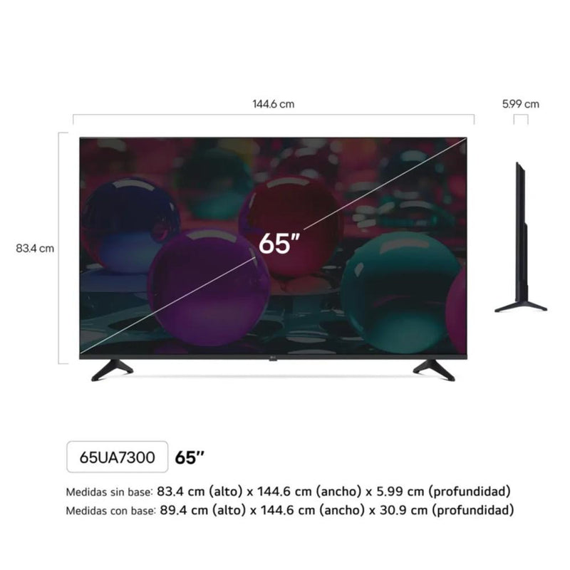 Televisor LG 65" 4K UHD Smart TV webOS 65UA7300PSB