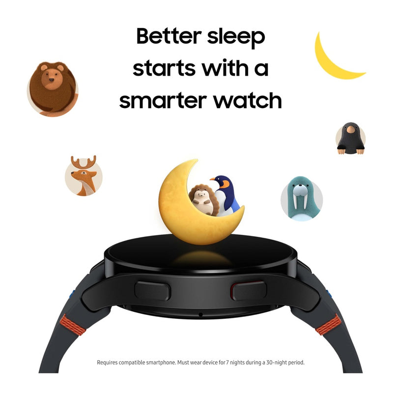 SAMSUNG Galaxy Watch FE - Reloj Inteligente Bluetooth AI de 4 cm con Seguimiento de Fitness Sensor BIA HR Personalizado Cardíaco Sueño 2024
