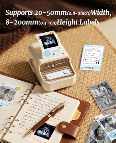 NIIMBOT B21 Pro Label Maker, 300DPI HD Thermal Label Printer, Bluetooth Label Maker Machine with 2.1x3.2 Inches Label for Scrapbook, DIY Crafts, Notes, Memo