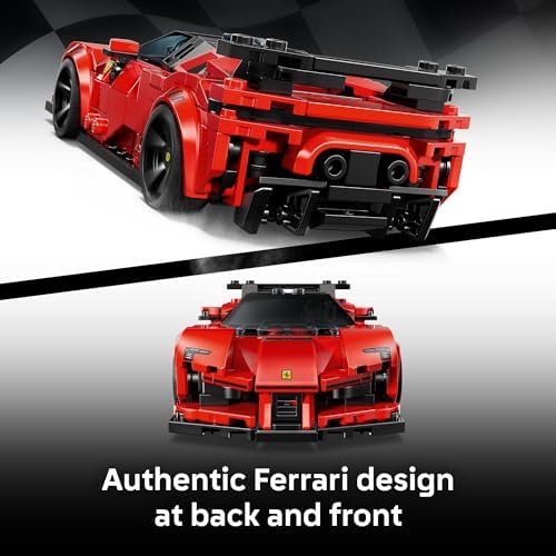 LEGO Speed Champions Ferrari SF90 XX Stradale Sports Car Building Toy for Kids - Building Set W/Ferarri Driver Minifigure for Boys & Girls, Ages 9+ - Gift Idea for Birthdays - 77254