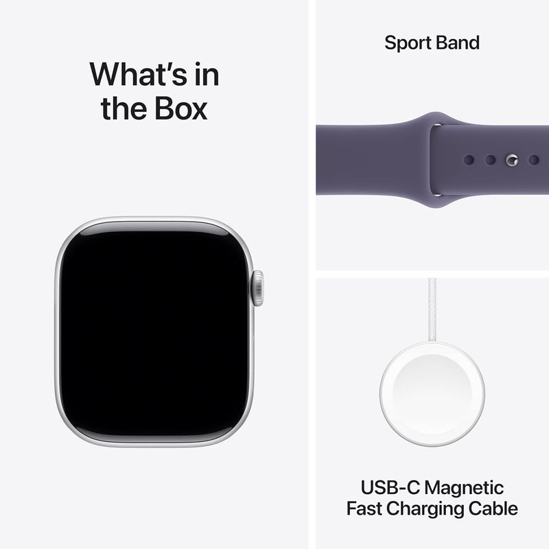 Apple Watch Series 11 GPS 46mm - Plateado / Correa Purple Fog