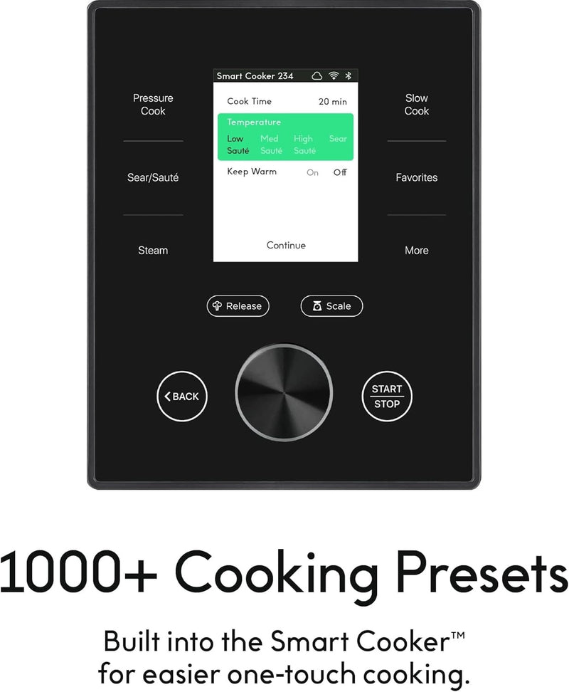 CHEF iQ Smart Pressure Cooker with WiFi and Built-in Scale