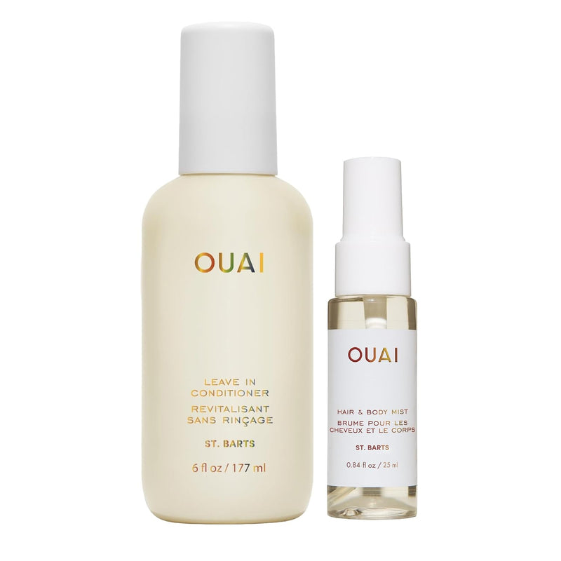 OUAI Acondicionador Sin Enjuague Multifuncional, Protector Termico hasta 450F, Desenredante, Anti-Frizz, Aroma North Bondi, 177ml