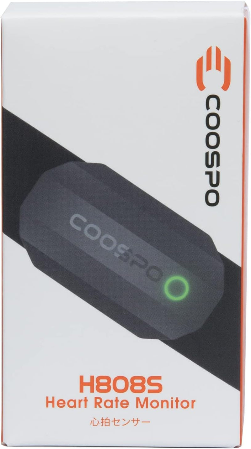 COOSPO Bluetooth Heart Rate Monitor Chest Strap H808S, ANT+ BLE HR Monitor Chest, HRM IP67