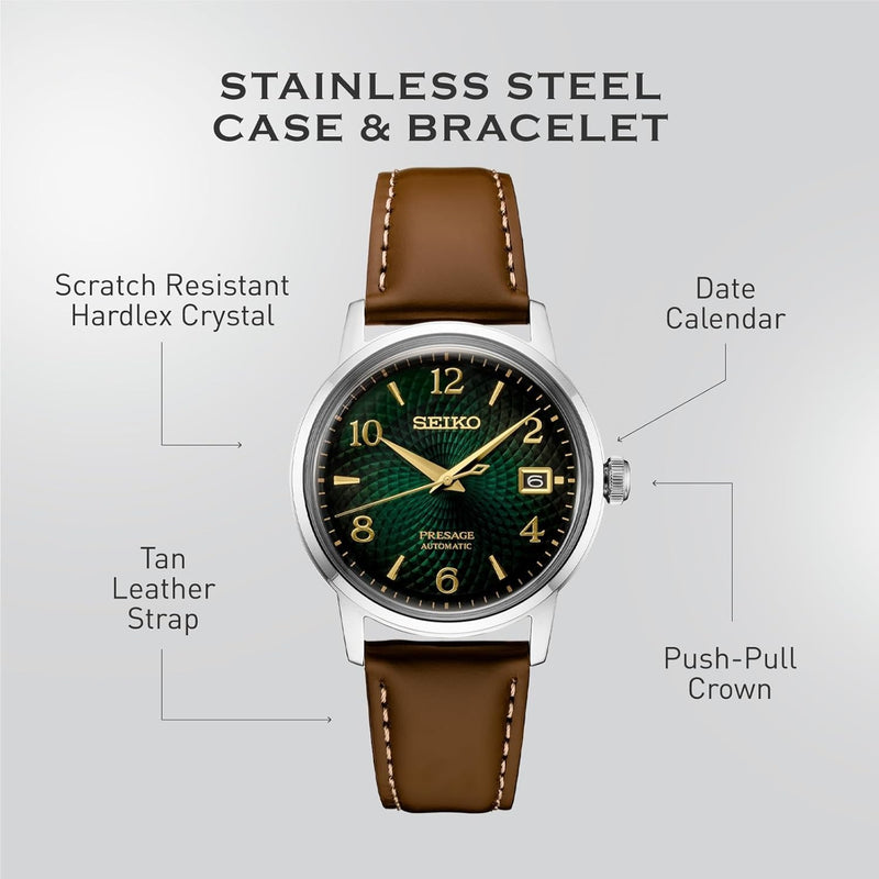 SEIKO Automatic Watch for Men - Presage Cocktail Time