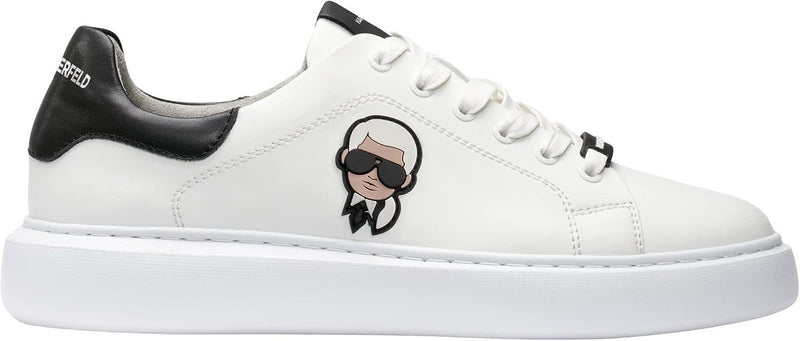 Karl Lagerfeld Men's Everyday Essential Leather Sneaker