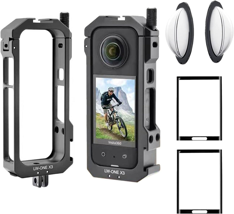 Insta360 X4 Standard Bundle — Cámara de acción 360 8K resistente al agua