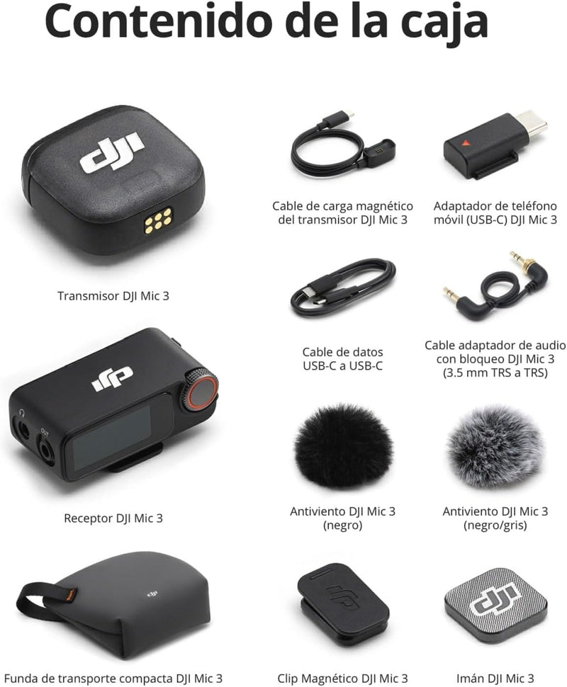 🎙️🔥 Haz que tu voz suene profesional con DJI Mic 3 – Audio inalámbrico hasta 400 m