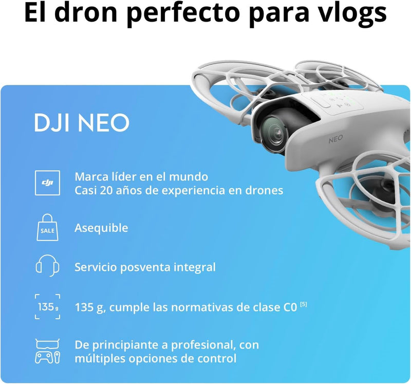 DJI Neo Motion Fly More Combo, Mini Drone with 4K UHD Camera for Adults, 135g Self Flying Drone that Follows You, Palm Takeoff, Subject Tracking, QuickShots, with RC Motion 3 and 3 Batteries