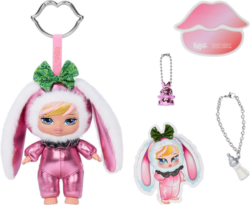 Bratziez Tokyo a Go-Go Seriez Plush Blind Box with Charm Clip and Accessory, Collectible Characters
