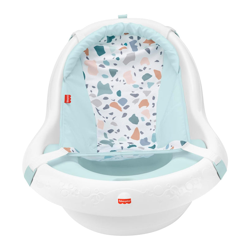 Fisher-Price Sling N Seat 4 en 1 Bañera para Bebé con 2 Juguetes Pacific Pebble