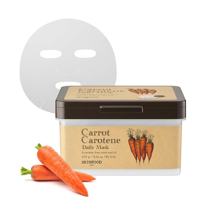 SKINFOOD - Carrot Carotene Daily Mask (30 Mascarillas)