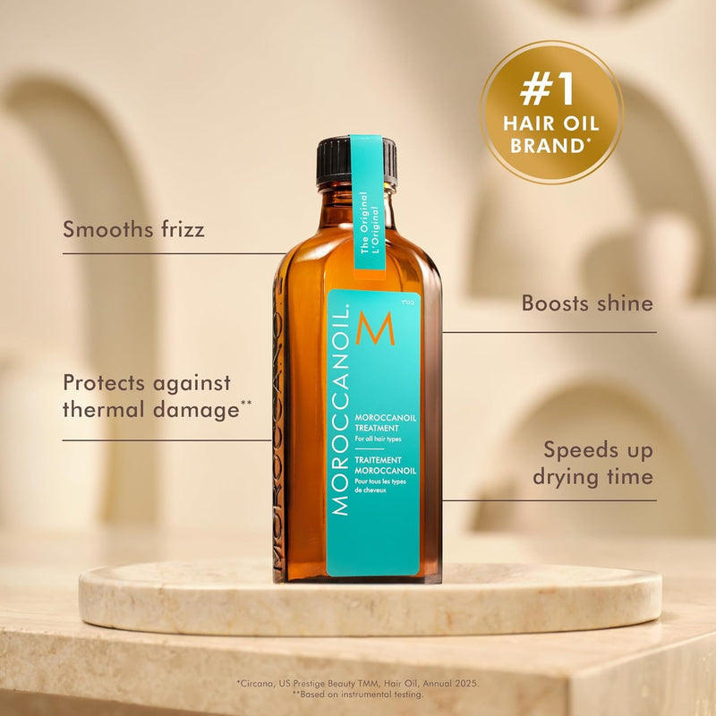 Moroccanoil Tratamiento Aceite para el Cabello✅ El tratamiento capilar original premiado ✅ Acondiciona, desenreda, acelera el tiempo de secado y potencia el brillo