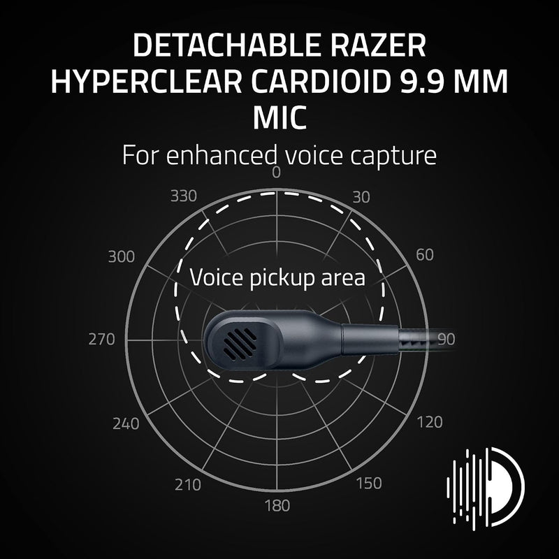 Razer BlackShark V3 X HyperSpeed Wireless PC Gaming Headset, Black