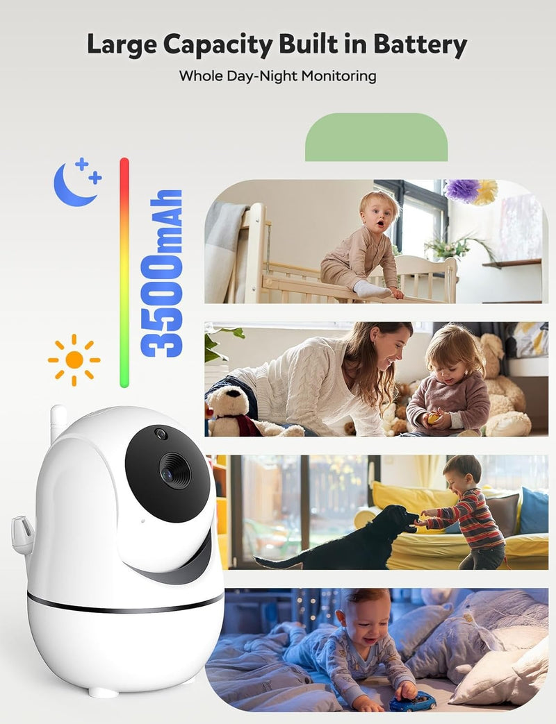 GoodBaby 5" Baby Monitor with Camera and Audio