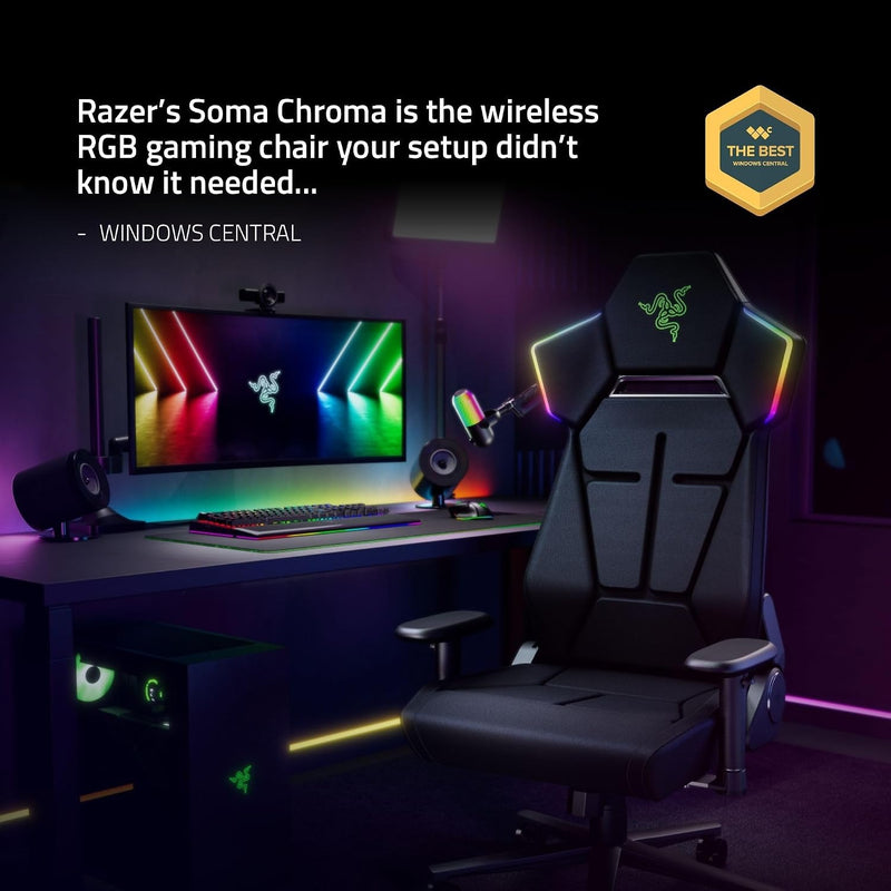 Razer Soma Chroma Ergonomic Reactive RGB Lighting Gaming Chair