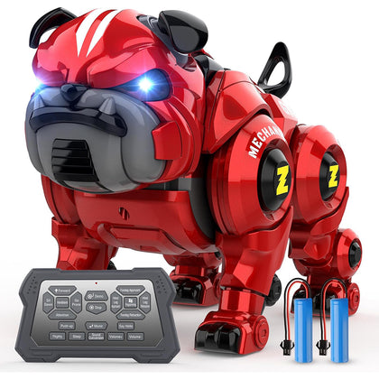 Perro robot con control remoto recargable