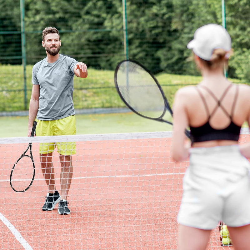 HIRALIY Juego de raquetas de tenis de 27 pulgadas para adultos, raquetas de tenis
