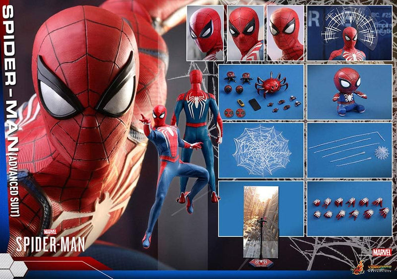 Hot Toys Spider-Man Traje Avanzado - Marvel's Spider-Man 1:6