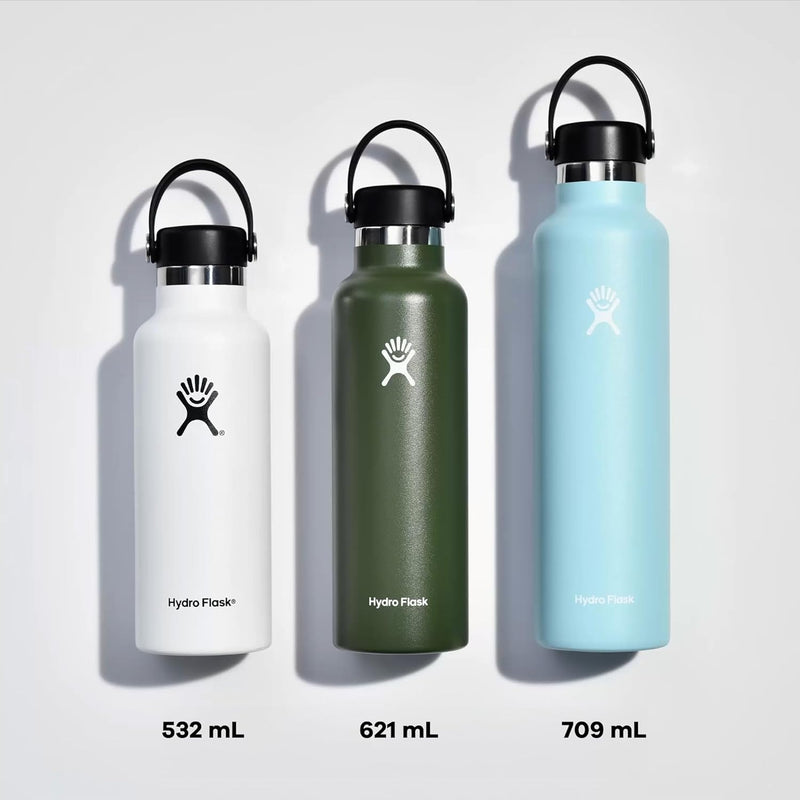 Hydro Flask Water Bottle - Insulated Stainless Steel - Non Spill, Leakproof in 21 Oz Surf Blue