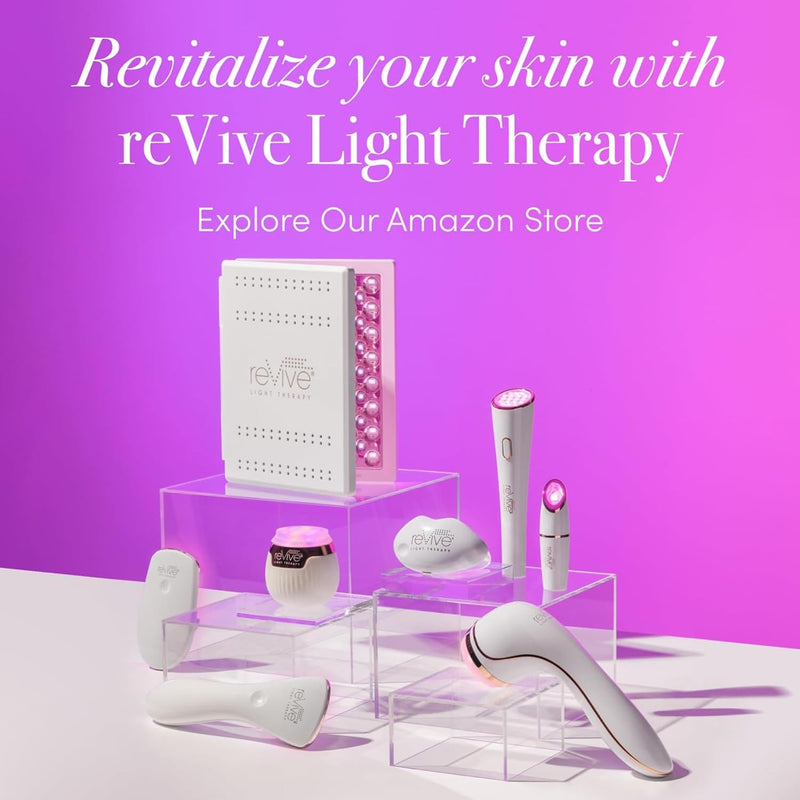 ReVive - Dispositivo clínico para acné, varita de luz roja y azul para brotes, herramientas de acné autorizadas por la FDA, herramientas faciales de 3 minutos para cuidado de la piel, diseño enchufabl