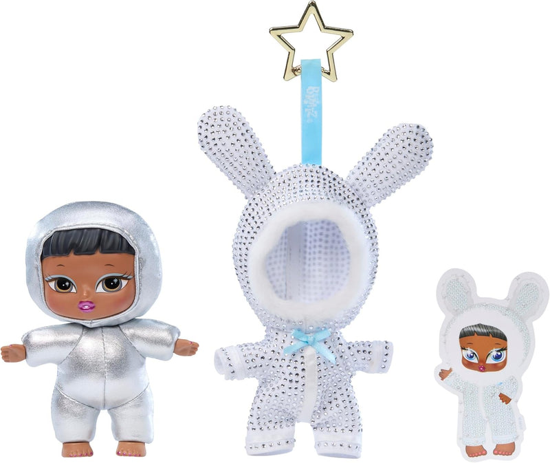 Bratziez Bling Seriez 25th Anniversary Plush Blind Box with Charm Clip and Accessory, Collectible Characters