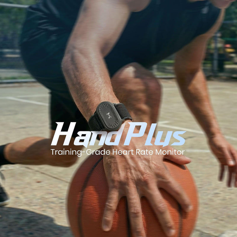 HandPlus - Brazalete con monitor de frecuencia cardíaca, monitor óptico de entrenamiento de