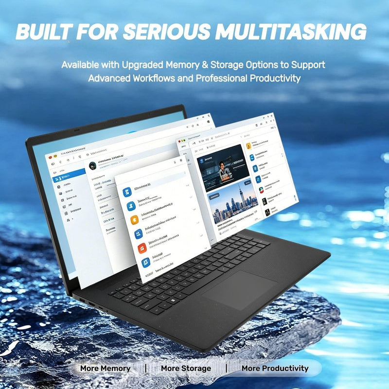 HP New Everyday Slim Laptop, 2026 Edition, Intel N150 Processor, 128GB SSD, 1TB Cloud Storage, Microsoft 365, Copilot AI, Long Battery Life, Windows 11
