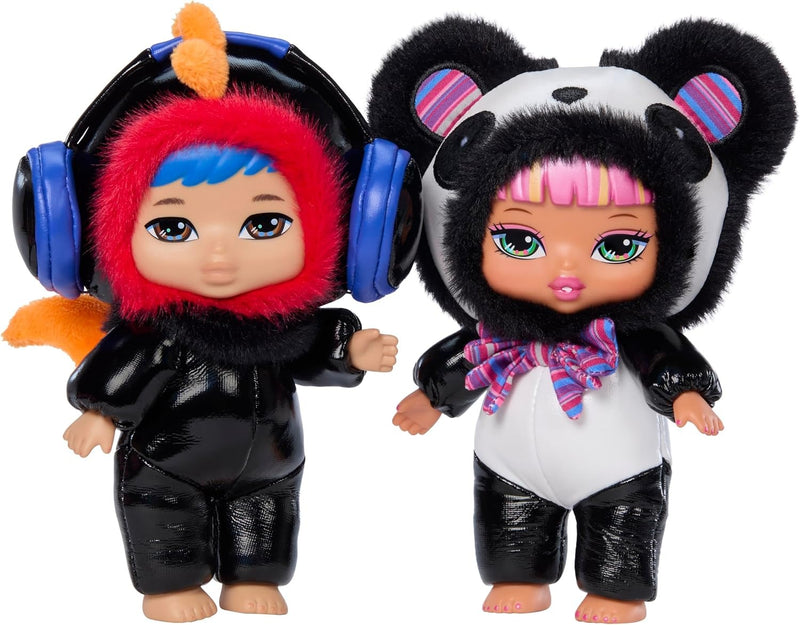 Bratziez Tokyo a Go-Go Seriez Plush Blind Box with Charm Clip and Accessory, Collectible Characters