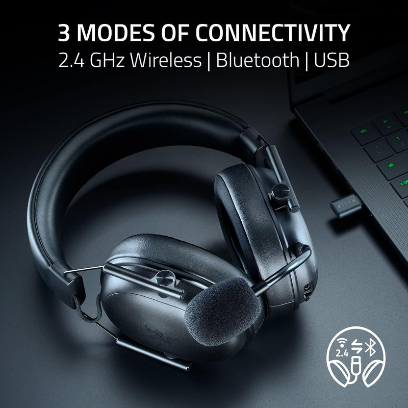 Razer BlackShark V3 X HyperSpeed Wireless PC Gaming Headset, Black