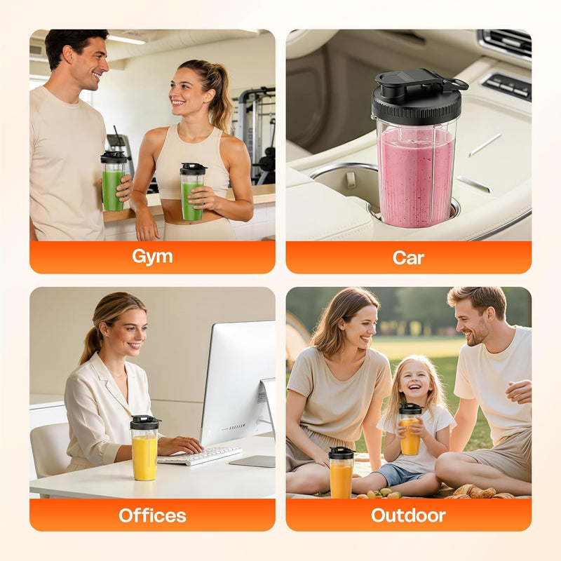 turelar Blender for Smoothies Portable Personal Blender