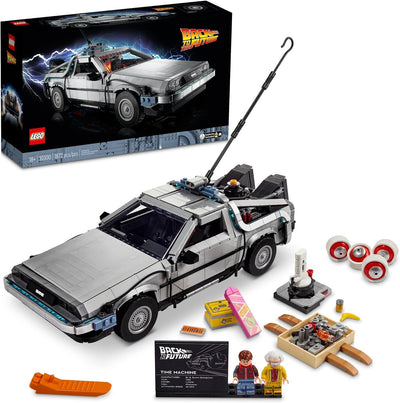 Amazon LEGO Icons Back to the Future Time Machine 10300, Model Car Building Kit