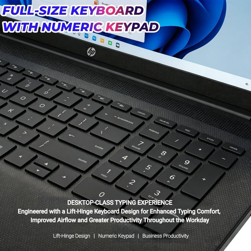 HP New Everyday Slim Laptop, 2026 Edition, Intel N150 Processor, 128GB SSD, 1TB Cloud Storage, Microsoft 365, Copilot AI, Long Battery Life, Windows 11