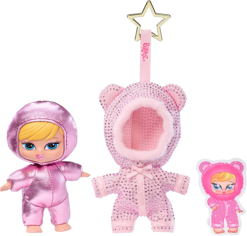 Bratziez Bling Seriez 25th Anniversary Plush Blind Box with Charm Clip and Accessory, Collectible Characters