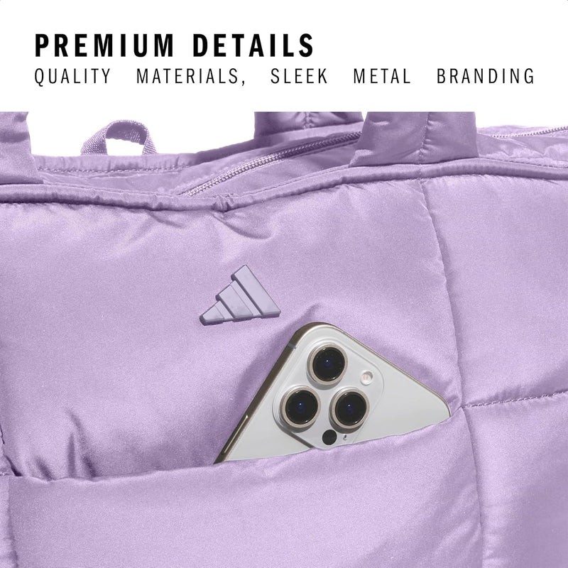 adidas Quilted Puffer Tote Bag