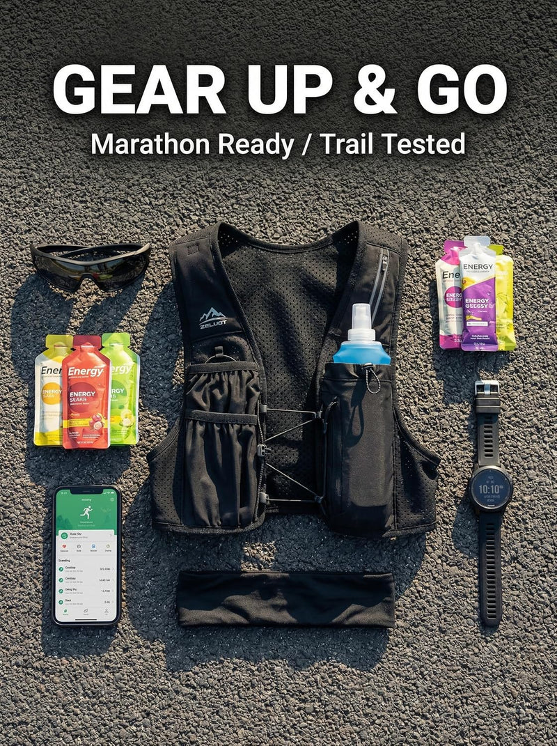 Chaleco de correr para mujeres y hombres, patente de EE. UU., correas ajustables para el