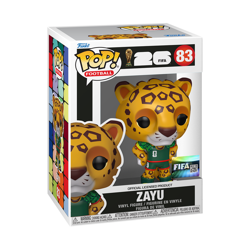 Funko Pop Mascot Zayu, figura de vinilo coleccionable de la Copa Mundial FIFA 2026, ideal para niños y adultos, producto oficial